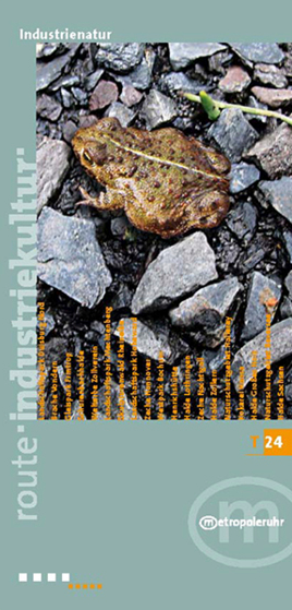 Deckblatt der Broschüre zur Themenroute Industrienatur